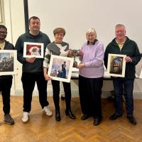 Winners l to R Shelly Victor, John Kelly,Patricia Donohue, Ann Sweeney, Will Synott, Martina Farrell