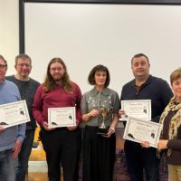 Andreas Riemenschneider, Claire Callagy and winners in the Brian Callagy Competition